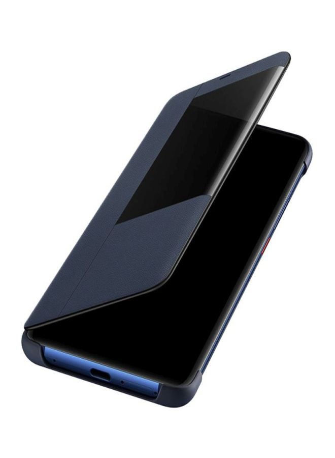 HUAWEI Smart View Flip Case Cover For Huawei Mate 20 Pro Dark Blue - Image 3