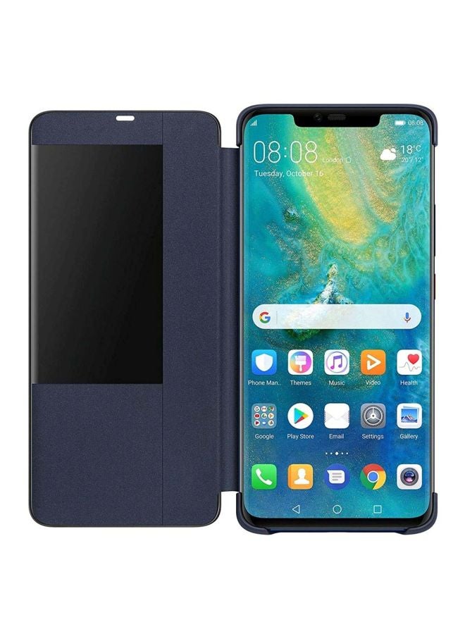 HUAWEI Smart View Flip Case Cover For Huawei Mate 20 Pro Dark Blue - Image 4