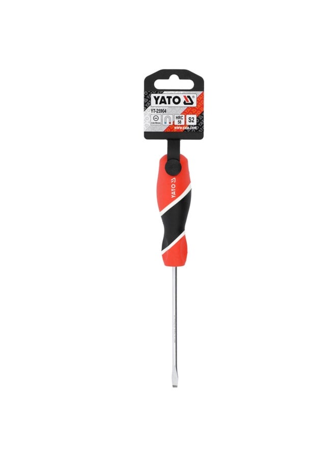 Yato YT-25904 commonly used Koch hand screwdriver size SL4*100 mm - Image 2