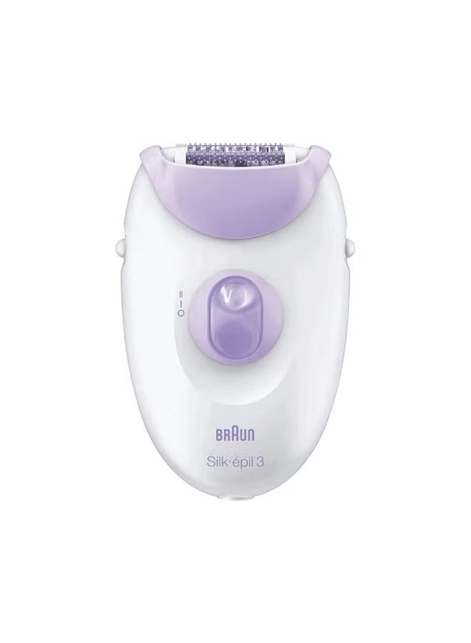 Silk-Epil 3 3170 Epilator White/Purple - Image 1