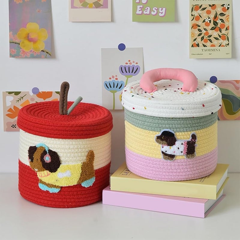 G Style Cartoon Storage Box Multifunctional Organizer With Cotton Material Safe Toy Bin - Image 3