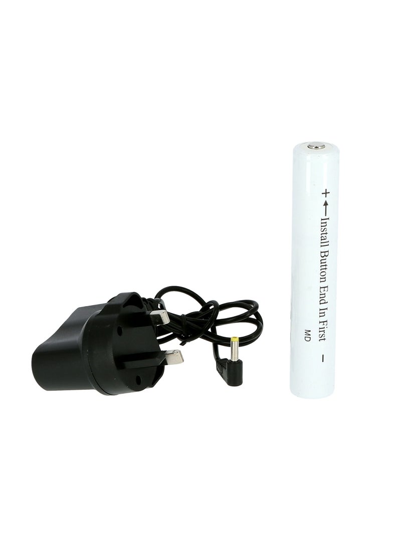 KRYPTON - Rechargeable LED Flashlight , 3 SC, Black - Image 1