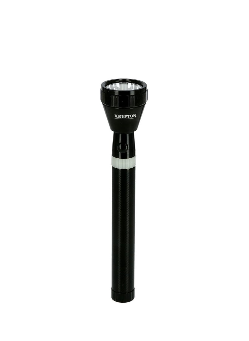 KRYPTON - Rechargeable LED Flashlight , 3 SC, Black - Image 1