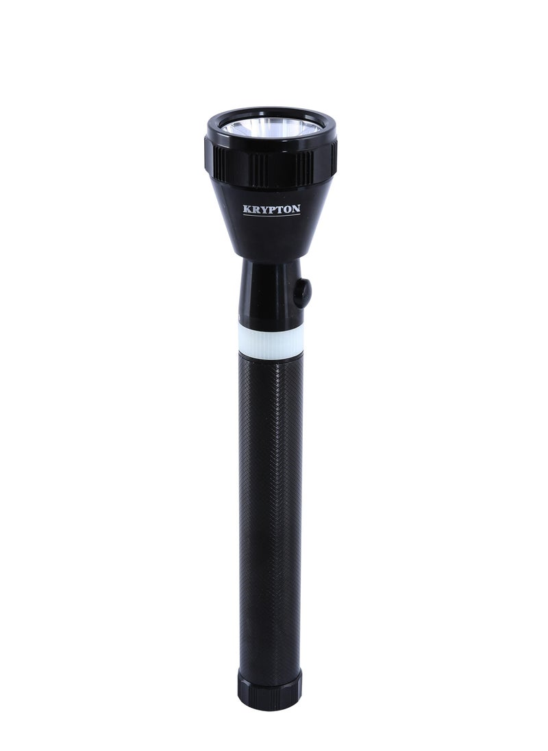 KRYPTON - Rechargeable LED Flashlight , 3 SC, Black - Image 1