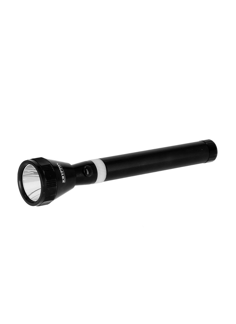 KRYPTON - Rechargeable LED Flashlight , 3 SC, Black - Image 1