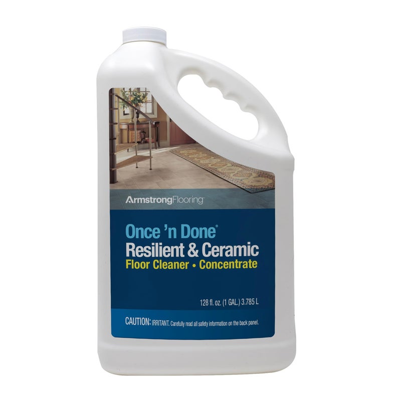 Armstrong Once and Done Resilient & Ceramic Floor Cleaner Concentrate 1 Gallon - Image 1