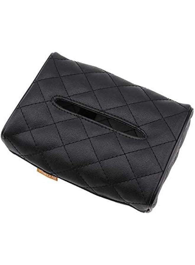 فايلكس حامل ماديل ورقية للسيارة، مصوع م الجلد لمسد الراس لمقعد السيارة الخلفي م ساو - Image 2