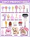 STACTCUTE 23Pcs Dog Toys for Kids Girls Walking Barking Interactive Realistic Stuffed Dog with Portable Puppy Stroller Accessories Toys Pretend Puppy Pet Care Playset Gifts for Little Girls 3 4 5 6 Year Old - Image 4