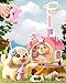 STACTCUTE 23Pcs Dog Toys for Kids Girls Walking Barking Interactive Realistic Stuffed Dog with Portable Puppy Stroller Accessories Toys Pretend Puppy Pet Care Playset Gifts for Little Girls 3 4 5 6 Year Old - Image 2