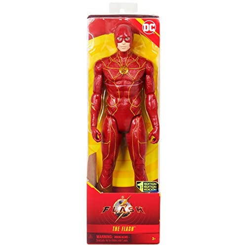 DC Comics, The Flash Action Figure, 12-inch The Flash Movie Collectible, Kids Toys for Boys and Girls Ages 3 and up - Image 2