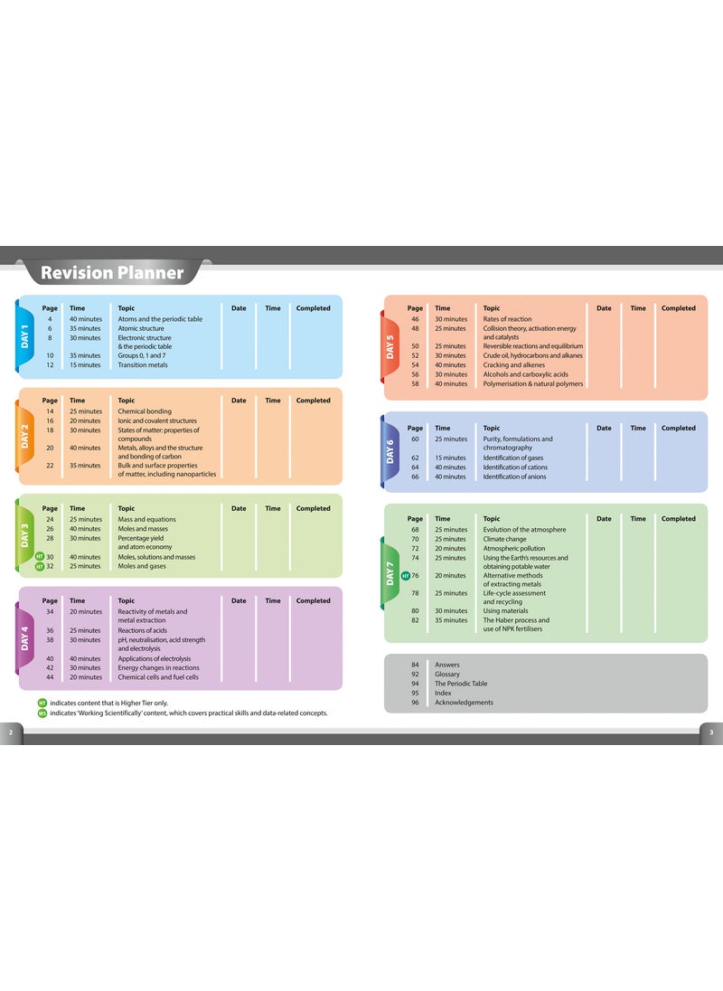 GCSE 9-1 Chemistry In A Week  - Image 1