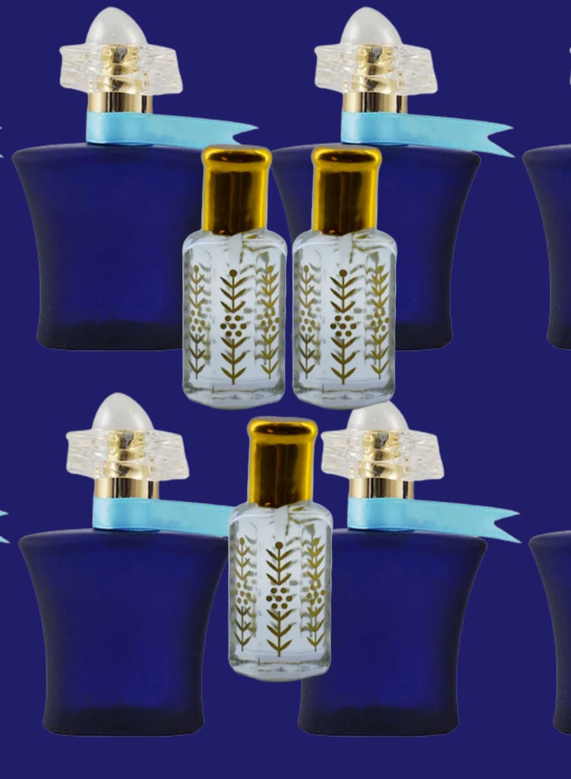 3 Pieces Blue Lady Essential Oil For Women Original Clear 12 Ml