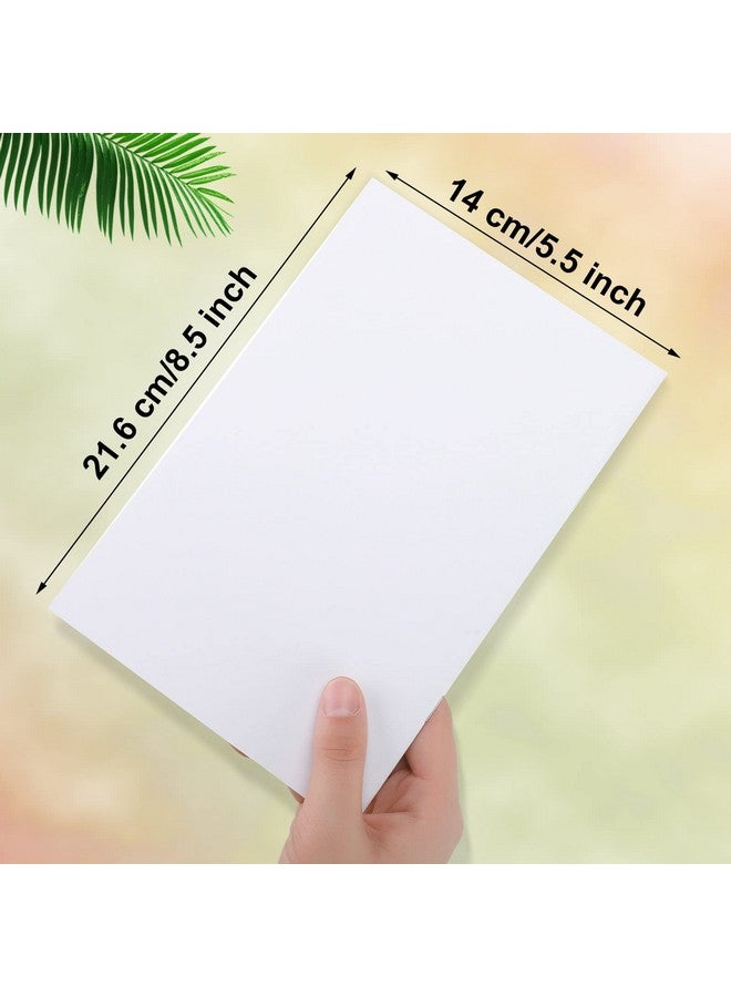 Geyee White Blank Books for Kids to Write Stories Unlined Sketch Book Paper White Notebook 5.5 x 8.5 Inch Write Your Own Book for Kids Bulk Journaling, Art, Writing, Drawing Supplies, 24 Pages (50 Pcs) - Image 2