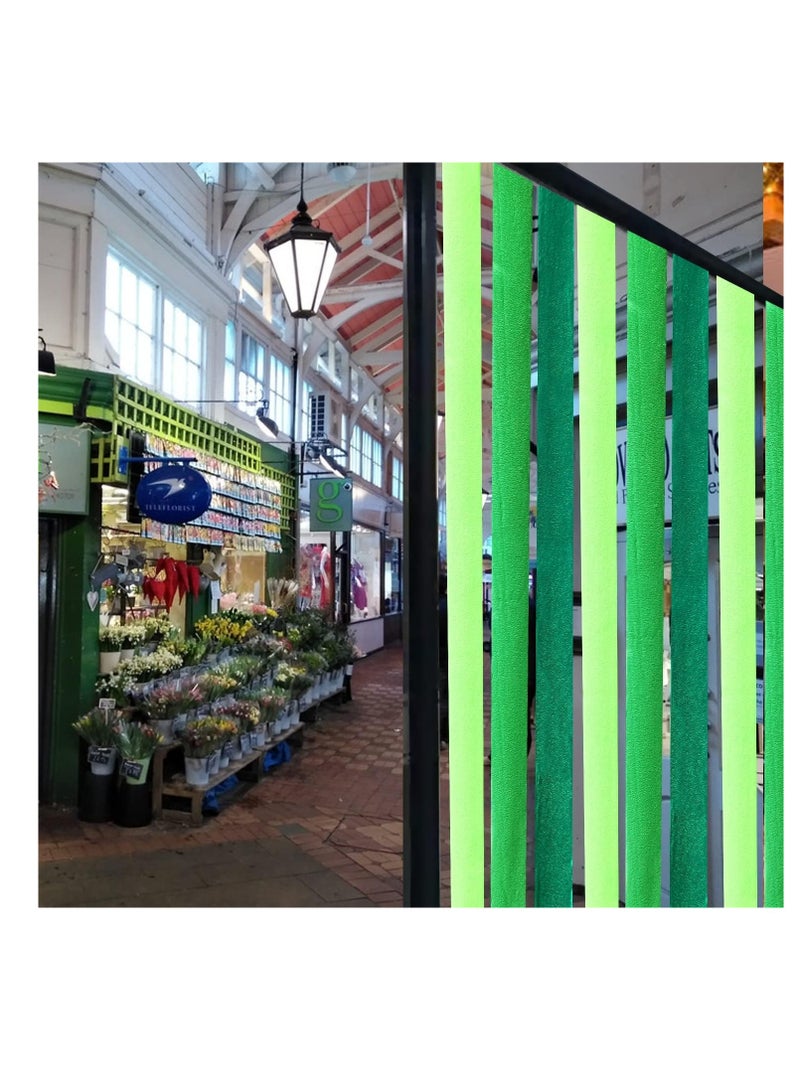 Terabyte Green Crepe Paper Streamers 20 Rolls Green Party Streamer for Various Birthday Party Wedding Festival Party Decorations - Image 3