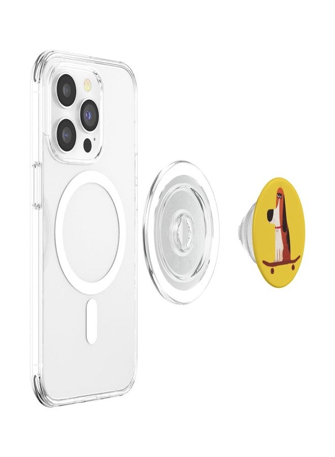 POPSOCKETS قبضة هاتف بوب سوكيت - بوب سوكيت كلب - بوب سوكيت كلب لوح التزلج لبوب جريب لماغسيف - Image 3