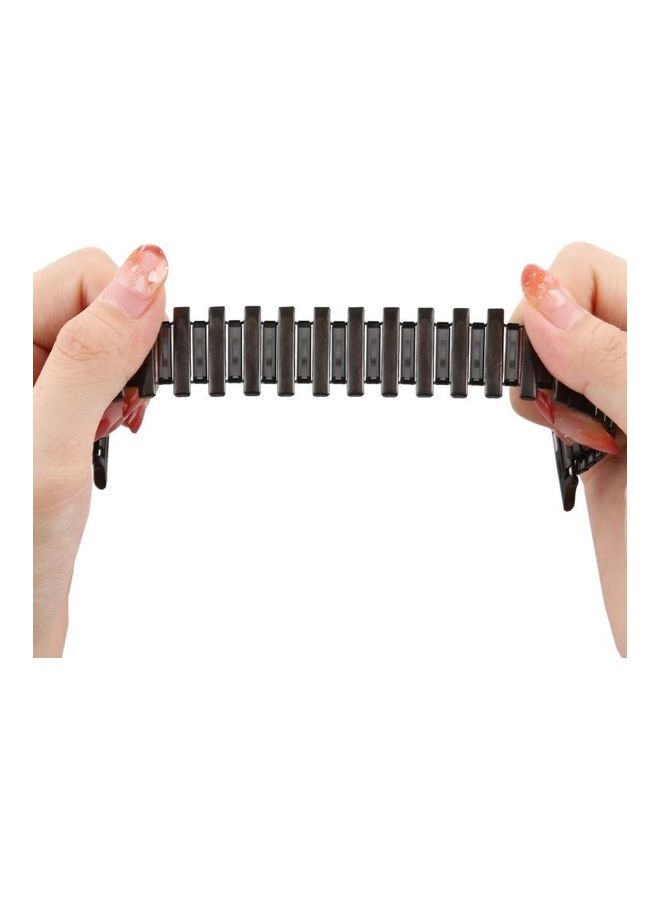 NIBEMINENT Elastic Watchband For Apple Watch Series 7 41mm/6 & SE 5 4 40mm/3 2 1 38mm Black - Image 4