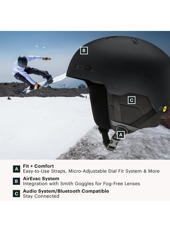 SMITH Rodeo Smith Helmet – Adult Ski & Snowboard Helmet with MIPS Technology, Adjustable Fit, Ear Padding & Ventilation – Head Protection for Men & Women – Matte White, XL - Image 4