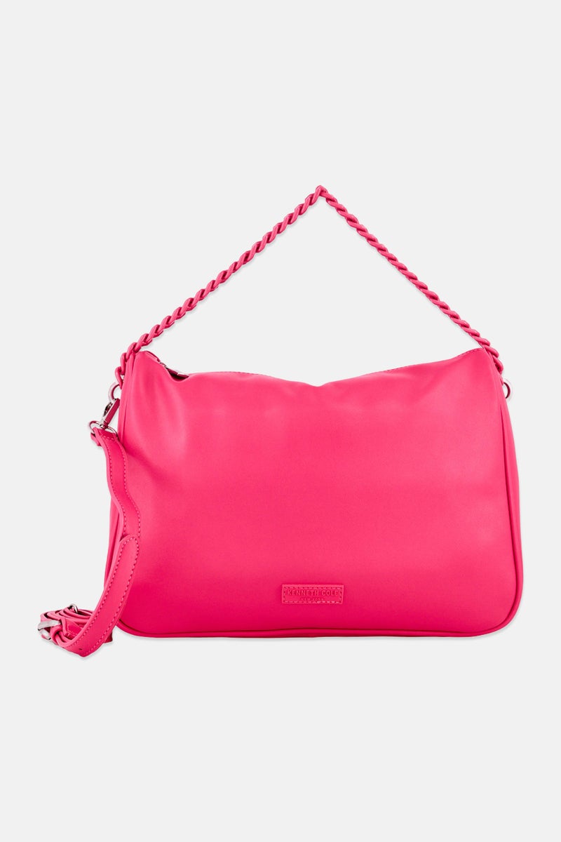 Kenneth Cole Women Brand Lgo Shoulder Bag, Pink - Image 1