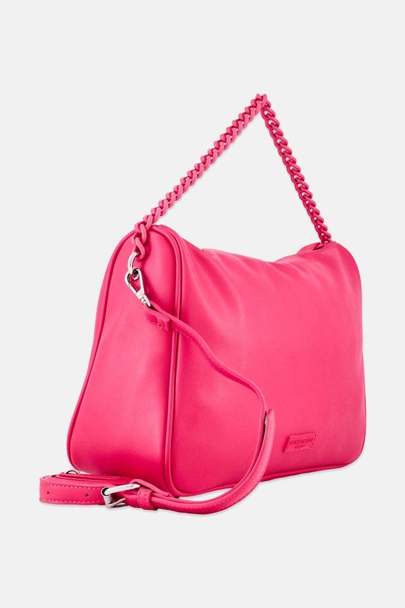 Kenneth Cole Women Brand Lgo Shoulder Bag, Pink - Image 3