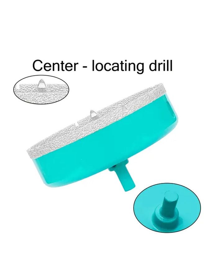 Light Green 120MM Diamond Core Drill Bit with Centering Tip for Tile Glass Metal - Image 3