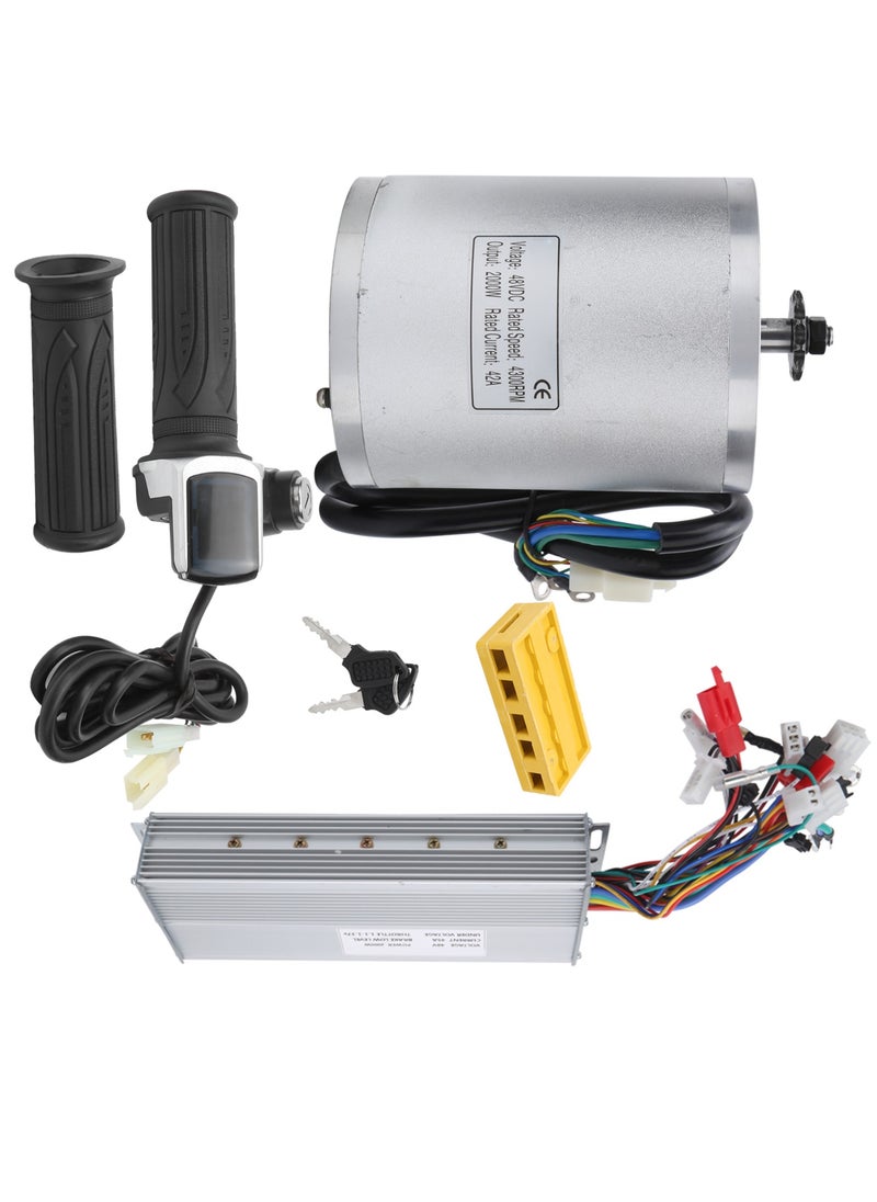 Generic - 48V 2000W Electric Brush Motor with Controller Kit E‑Bike Conversion Accessory Set - Image 1