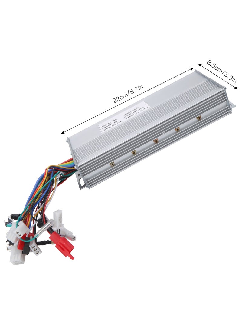 Generic - 48V 2000W Electric Brush Motor with Controller Kit E‑Bike Conversion Accessory Set - Image 1