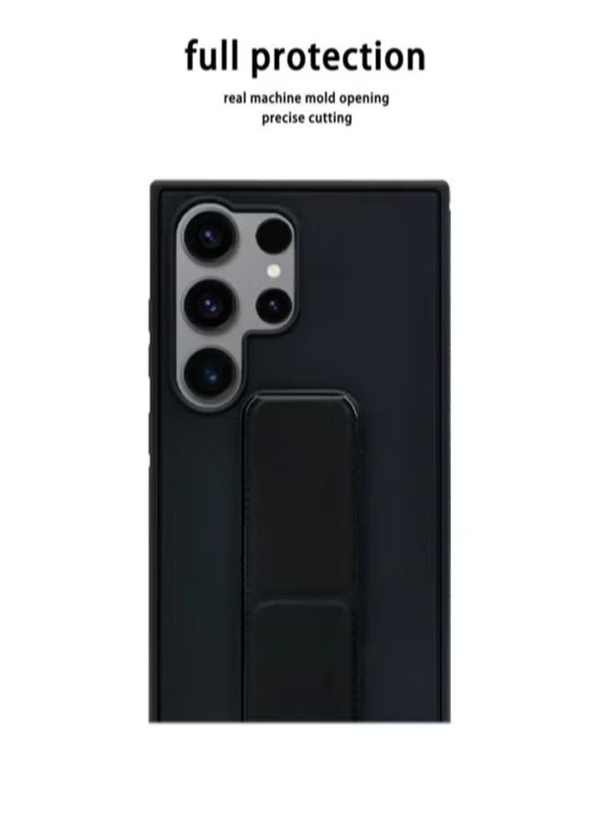 Raxoom Case Cover For Samsung Galaxy S25 Ultra With Magnetic Hand Grip 3 in 1 Black - Image 2