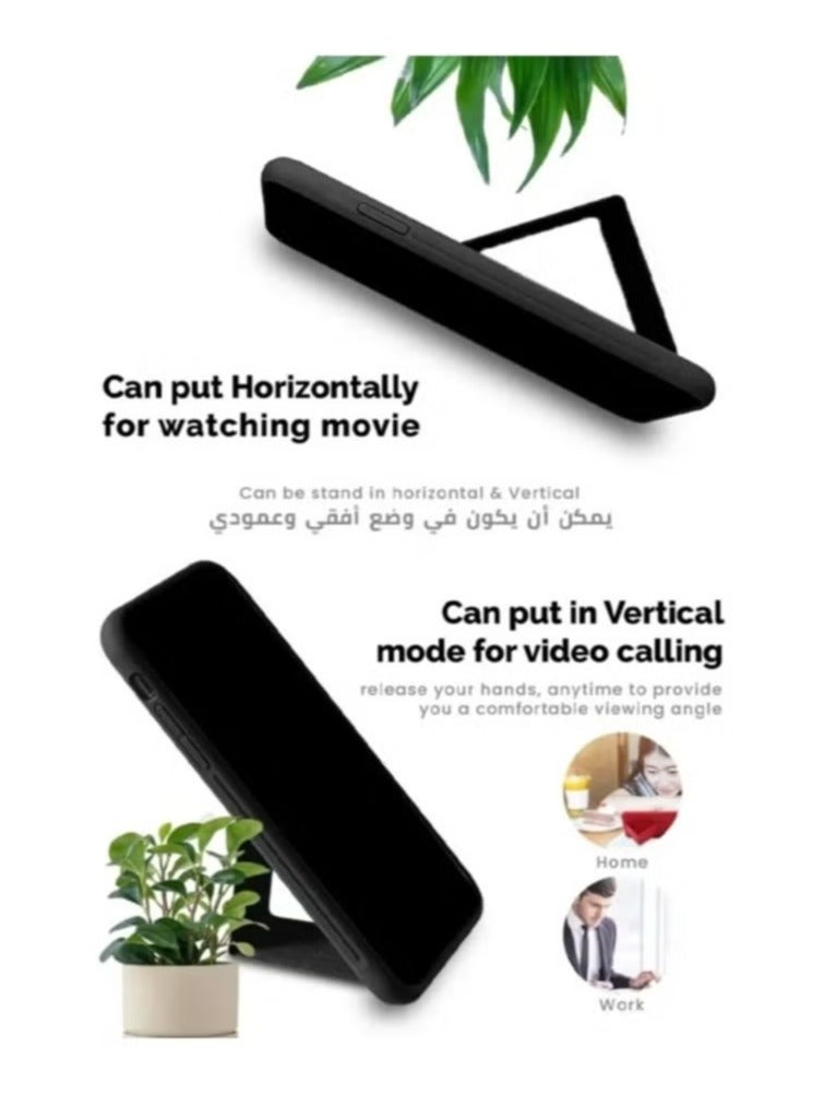 Raxoom Case Cover For Samsung Galaxy S25 Ultra With Magnetic Hand Grip 3 in 1 Black - Image 4