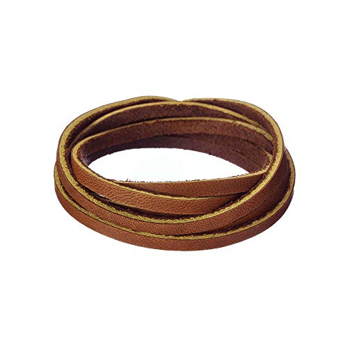 Realeather Silver Creek Leather Co Realeather Latigo Leather Lace for Crafts and Jewelry Making, 1/8" x 50', Medium Brown - Image 3