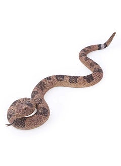 Realistic Fake Snakes Toy Soft Rubber Snake Figure Garden Snake Scare Birds And Squirrels, Rattlesnake Toy Figurines Stress Relief Gag Toys Halloween Decoration Party Favors Prank Props