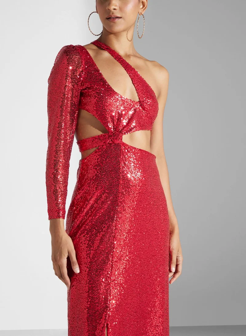 Ella Limited Edition Sequin Cutout Gown Dress