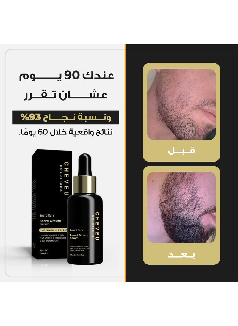 CHEVEU SOLUTIONS The Beard Growth Serum | 30-Day Supply with 5% AvenaPlex™ and Capilia Longa™  - Image 4