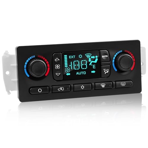 LUKYUCHA 599-211XD AC Climate Control Module Panel Switch Compatible with Cadillac Escalade Chevrolet Avalanche Silverado Suburban Tahoe GMC Sierra Yukon 2003-2009, Replace# 10367041 10367042 ﻿ - Image 1
