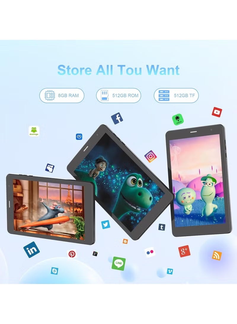 ELTRAZONE CM817 Pro Max 8 Inch Android 14 Tablet, Octa-Core, 8GB RAM 512GB ROM, 5G LTE SIM - Image 2