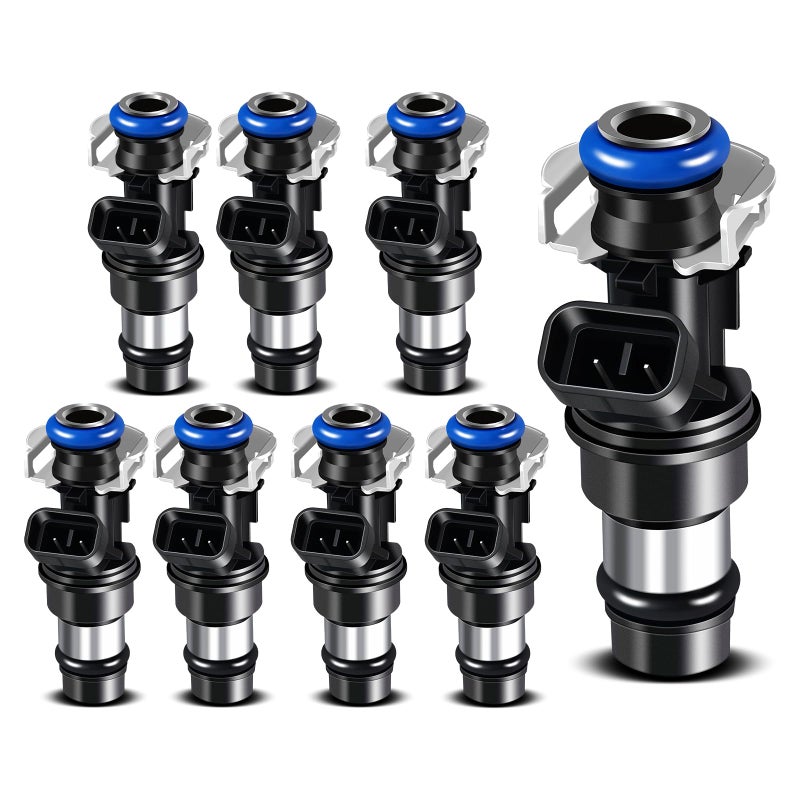 STZJAYE Fuel Injectors 2 Hole FJ315 Set of 8 Compatible with ChevroletGMCCadillac 48L 53L 60L Models for Silverado 150025003500for SierraYukonEnvoyEscaladeExpress Replace Part 17113698 - Image 2