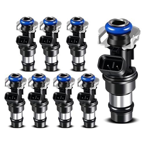 STZJAYE Fuel Injectors 2 Hole FJ315 Set of 8 Compatible with ChevroletGMCCadillac 48L 53L 60L Models for Silverado 150025003500for SierraYukonEnvoyEscaladeExpress Replace Part 17113698 - Image 1