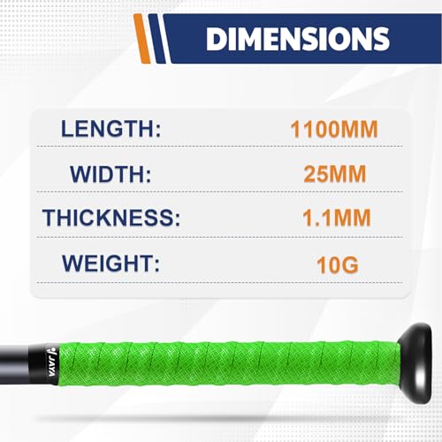 JAYA 2 Pack PU Bat Grip Tape – 1.1mm Non-Slip Polyurethane Handle Wrap for Baseball & Softball Bats, Soft Feel & Pro-Level Control - Image 3