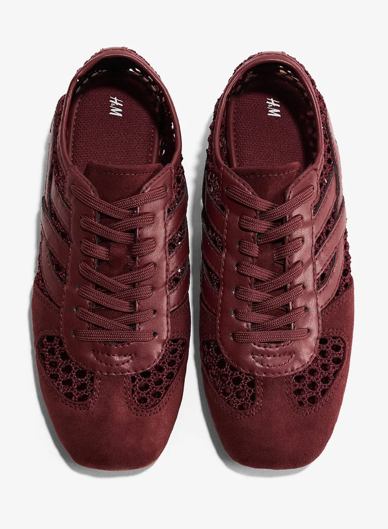 H&M  Crochet-look trainers for Women | Best Price UAE