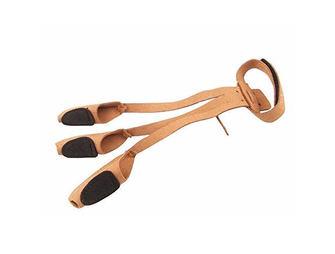 Futaba Finger Tab Glove for Recurve Hunting Bow - Brown - Image 4