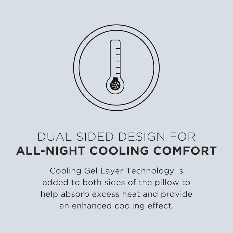 Tempur-Pedic TEMPUR-Cloud Dual Cooling Pillow, Queen, White - Image 5