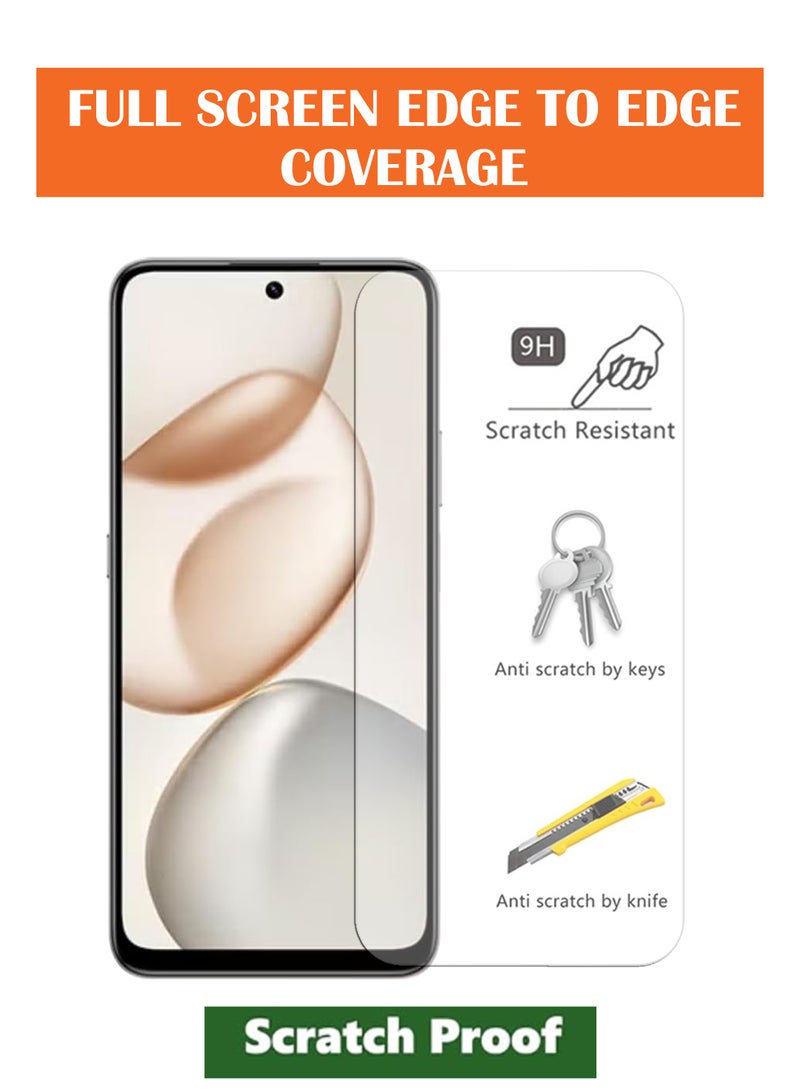 BYTER Honor X7d - Combo Pack Tempered Glass Screen Protector - Delicate Touch , Higher Transparency , Easy to Install ,Anti-scratch and Bubble-free Screen Protector Compatible With Honor X7d - Clear - Image 2