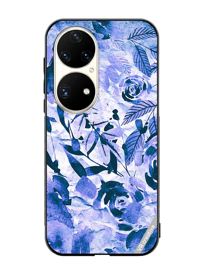 VR CREATIVE Protective Case Cover For Huawei P50 Pro Flower Design Multicolour - Image 1