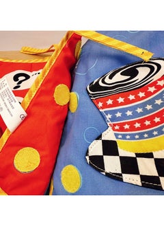 Generic Baby Bed Circumference Cloth Book Early Education Educational Toys Double-sided Color Cloth Book Pendant Cognitive Shape Animal Baby Cloth Book-Color:Large Size Bed Cover Book (125 X21cm)  - Image 2