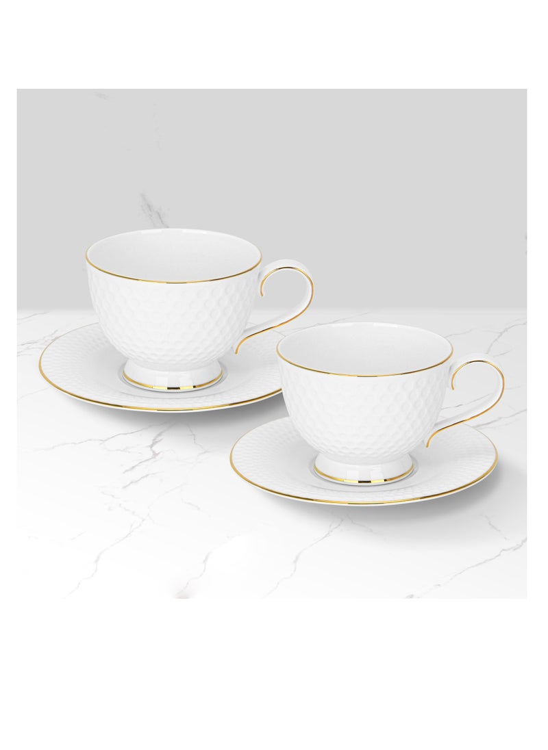Fissman - 2-Piece Cups And Saucer 300ml, Noemi Series - Image 1