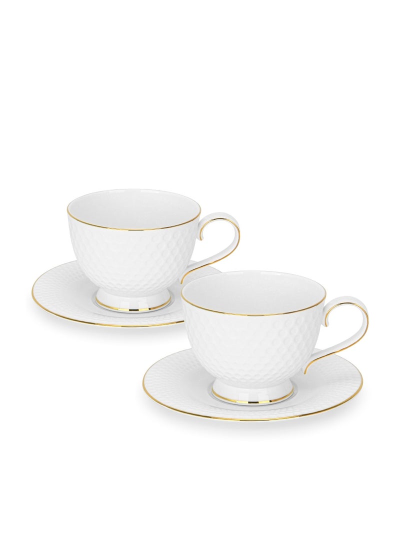 Fissman - 2-Piece Cups And Saucer 300ml, Noemi Series - Image 1
