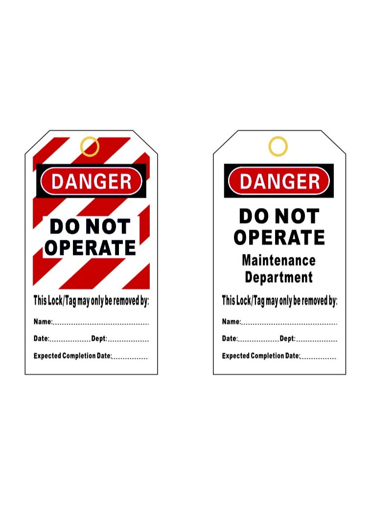 Patron PVC SAFETY TAGS PACK OF 10  - Image 1
