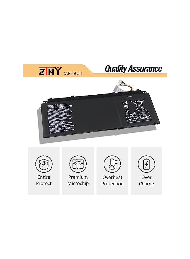 ZTHY Ap15O5L Laptop Battery Replacement For Acer Aspire S13 S5-371 Chromebook R13 Cb5-312T Swift 1 Sf114-32 Swift 5 Sf514-51 Sf515-51T Predator Triton 700 Pt715-51 Spin 5 Sp513-52N Sp513-52Np - Image 5