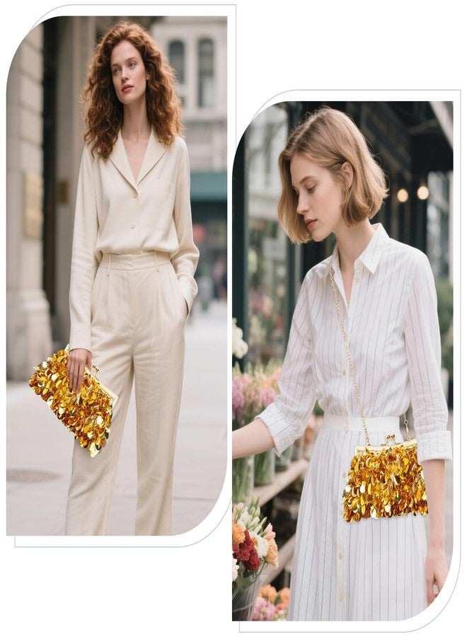 KOLODOGO Sparkly Evening Clutch Purse for Women Elegant Sequined Party Bag, Glam Wedding, Prom, Cocktail Night Out Clutch - Image 2