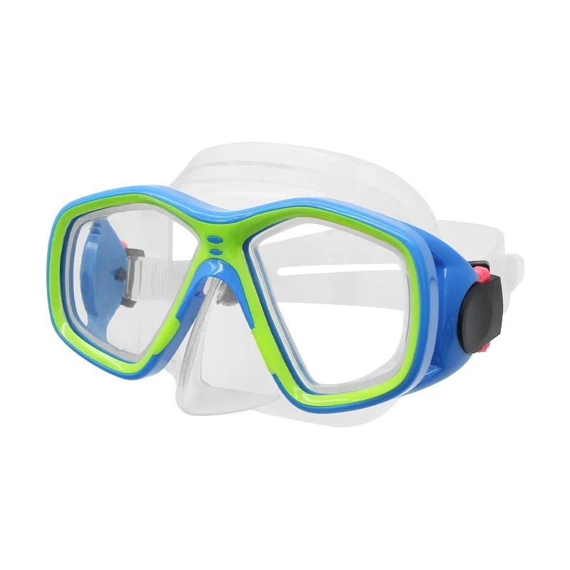 Bluejw Professional Tempered Glass Dive Masked Snorkeling Equipment Big Vision Swim Snorkel Goggles Kids Original Diving Masks - Image 3