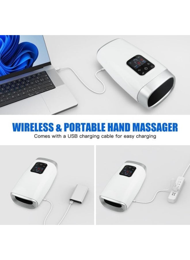 KASTWAVE Hand Massager with Heat and Compression for Arthritis, Carpal Tunnel Pain Relief, Relieves Hand Muscles, Finger Numbness, Wrist Pain, Cordless Hand Massage Device, Ideal Gift for Women and Men  - Image 4